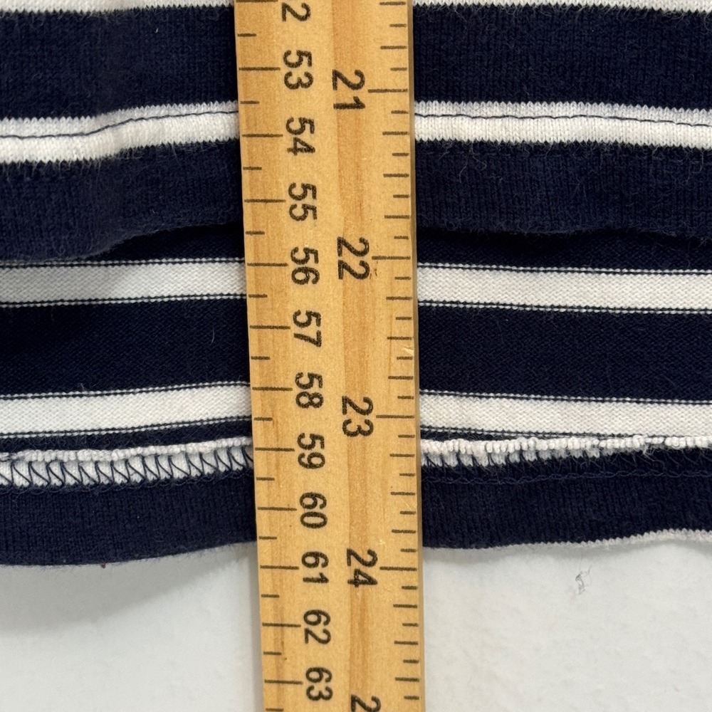 Joules Harbour Notch Neck Breton Striped Blue/White Long Sleeve Shirt US Size 6 - Picture 15 of 16